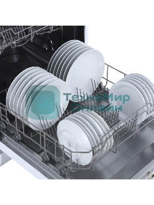 Посудомоечная машина Бирюса DWF-614/6 W, белый, 59.8 см, 14 компл., 49 дБ, класс A++