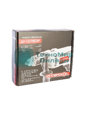 Дрель ударная Интерскол ДУ-13/780ЭР 780Вт патрон:кулачковый реверс