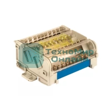Блок распределительный 4p 7х6мм на DIN-рейку ДКС BD125114