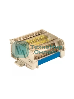 Блок распределительный 4p 7х6мм на DIN-рейку ДКС BD125114