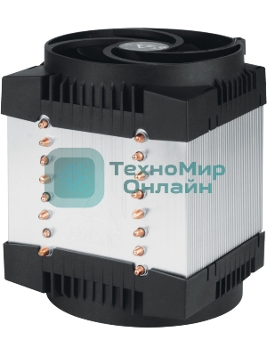 Вентилятор для процессора Arctic Freezer 4U-M Rev. 2 серебристый/черный, 120 мм, алюминий/медь, 2300 об/мин, 40 дБ, 4 pin, 350 Вт, 145 мм