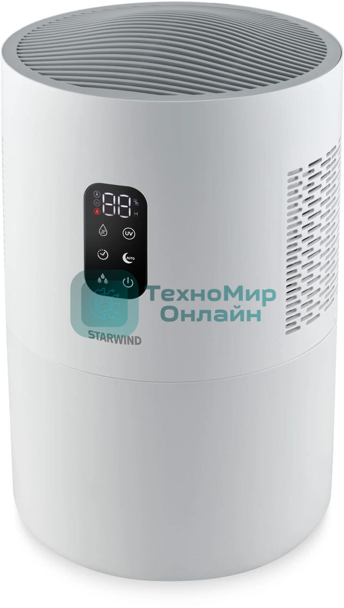 Мойка воздуха Starwind SAW5531 белый, 40 м², 4.5 л, фильтрация, ароматизация, гигростат