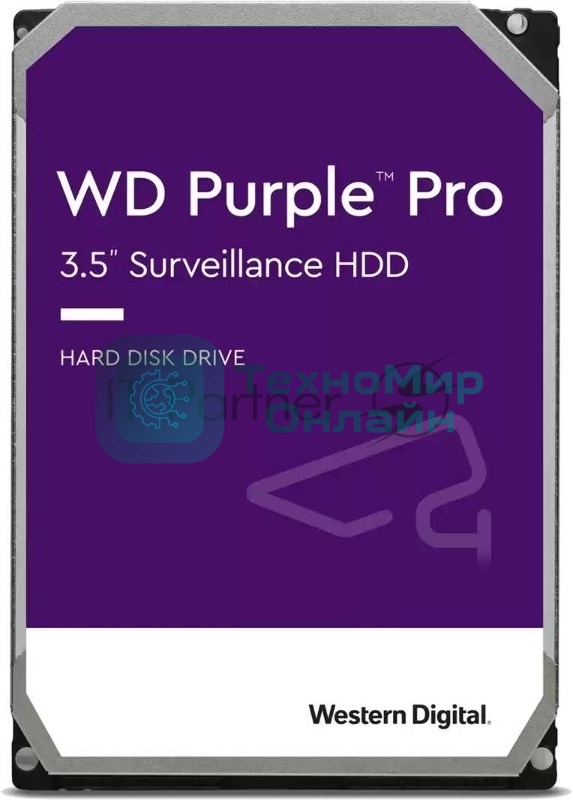 Жесткий диск Western Digital Original SATA-III 18Tb WD181PURP Video Purple Pro (7200rpm) 512Mb 3.5
