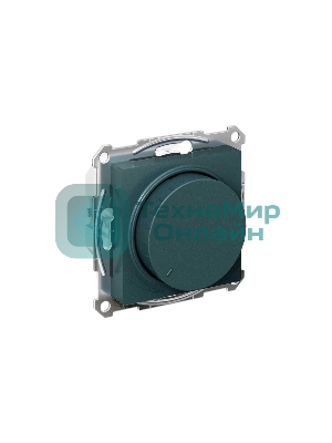 Светорегулятор (диммер) AtlasDesign повор-нажим, LED, RC, 400 Вт, мех., изумруд