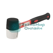 Киянка Matrix 11171 резиновая, 450 г, чернобелая резина, фибергласовая рукоятка