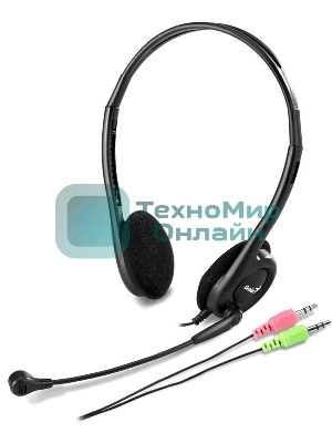 Гарнитура Genius HS-200C черный, проводная