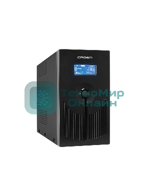 Источник бесперебойного питания Crown CMU-SP800EURO LCD/800 ВА/450 Вт/4 x евророзетка с заземлением (Schuko)