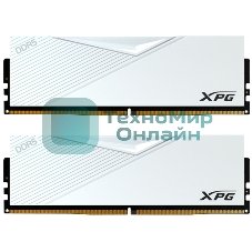 Оперативная память XPG Lancer, DDR5, 64GB (2x32GB), 6400MHz, CL32, DIMM, с радиаторами, белый