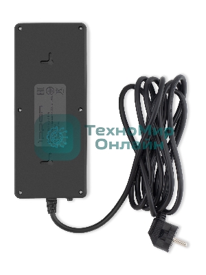 Сетевой фильтр Ippon BK-8-EU-3-10-B 3 м, 8 розеток, черный, коробка