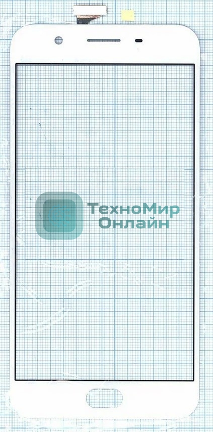 Сенсорное стекло (тачскрин) для OPPO A59S, белое
