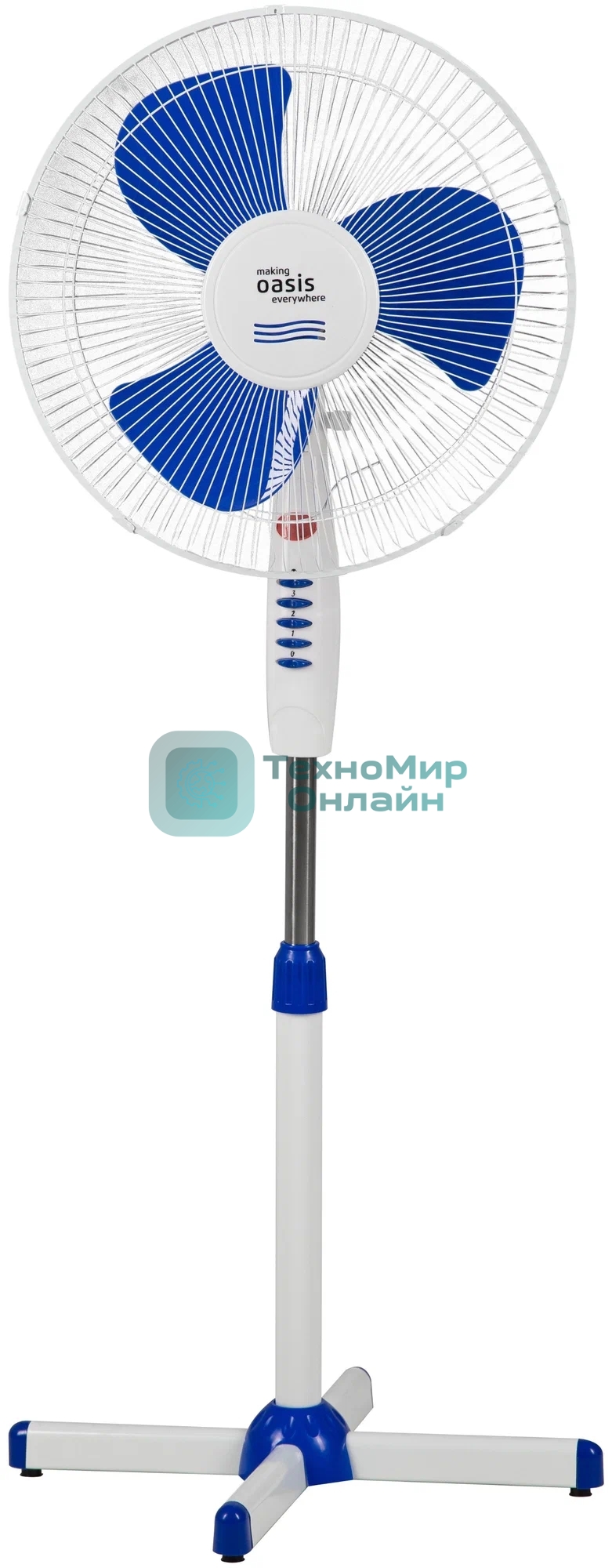 Вентилятор напольный making Oasis everywhere VF-40PWB (2шт в коробке) (выписывать кратно 2), белый (цена указана за 1 шт)