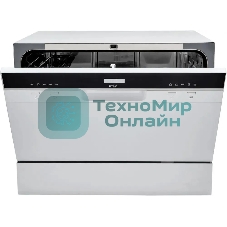 Посудомоечная машина Hyundai DT205, белый, 55 см, 6 компл., 49 дБ, класс A+