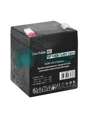 Аккумуляторная батарея ExeGate DT 1205 (12V 5Ah, клеммы F2)