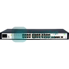 Коммутатор управляемый SNR уровня 2+, 24 порта 10/100/1000Base-T, 4 порта 1/10G SFP+