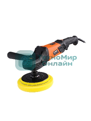 Машина полировальная PATRIOT PM 180, 1200 Вт, диск 180мм, 2100 об/мин,