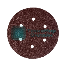 Круг шлифовальный PATRIOT на липучке, 150 мм, 6 отверстий, Р80, 5 шт