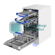 Посудомоечная машина Maunfeld MLP45230 Light Beam Inverter Wi-Fi, нержавеющая сталь, 44.8 см, 10 компл., 47 дБ, класс A+++