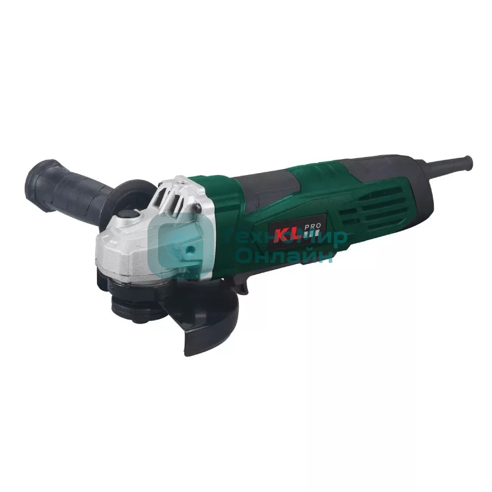 Угловая шлифовальная машина (болгарка) KLPRO KLAT11510 (Сеть, 900 Вт, 115 + 125 мм, 11000 об/мин, М14)