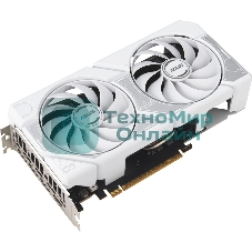 Видеокарта Asus GeForce RTX 5060 DUAL OC White, Nvidia RTX 5060, 8GB GDDR7, 128 bit, PCI-E 5.0, DPx3, HDMIx1, 2535 MHz
