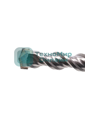 Бур по бетону Denzel двойная спираль, Cobalt W-tip, 22x310 мм, SDS PLUS