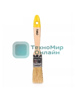 Отделочный инструмент Deli Кисть малярная с деревянной ручкой Deli DL509121 25мм