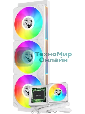 Система жидкостного охлаждения Formula V Line Cryo Wing Digi 360 WH, 360мм, LCD 2.73