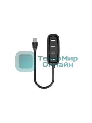 USB-концентратор Vention VAS-J43-B100, USB 2.0, USB 4 порта, USB