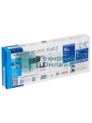 Кронштейн для телевизора Kromax FLAT-5 черный 15