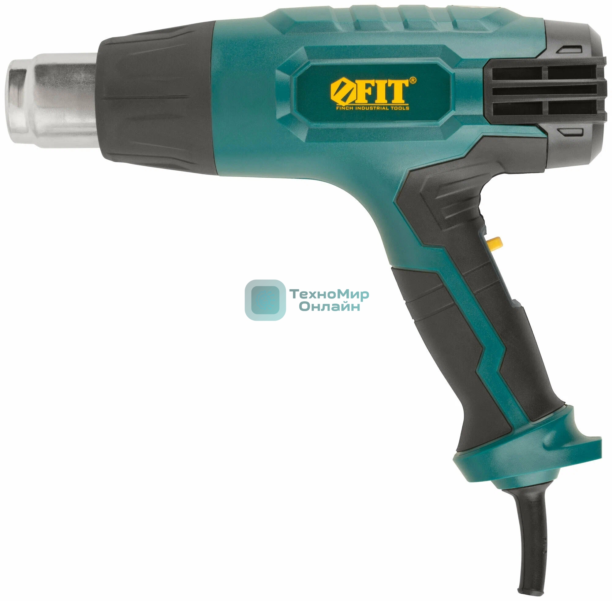 Фен технический FIT 80611 2000 Вт; 60/400/600 °C; 300/500/500 л/мин; рез. накл.; короб.