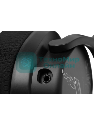 Гарнитура Bloody GR370 черный, беспроводная + проводная, Bluetooth, до 45 ч, подсветка