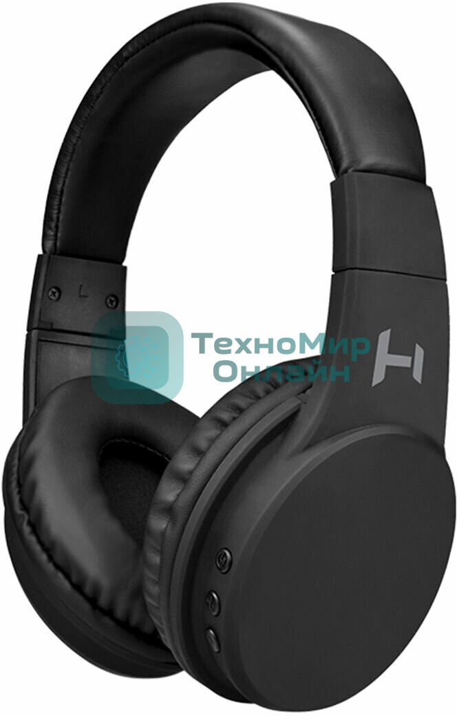 Беспроводные/проводные наушники Harper HB-210 черный, накладные, Bluetooth + проводной, складная конструкция, до 5 ч