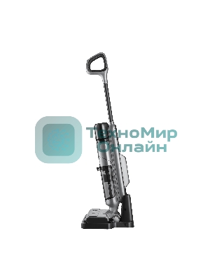 Пылесос вертикальный моющий Red Solution W3450 серый, питание от аккумулятора, 72 Вт, уборка влажная/сухая, пылесборник 0.6 л