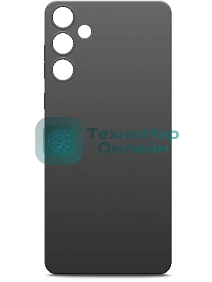 Чехол (клип-кейс) BoraSCO для Samsung Galaxy A15 Silicone Case черный (72783)