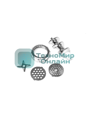 Мясорубка электрическая Candy CG-100 белый, 900 Вт, 2.2 кг/мин, реверс, защита от перегрузки, насадки - 4