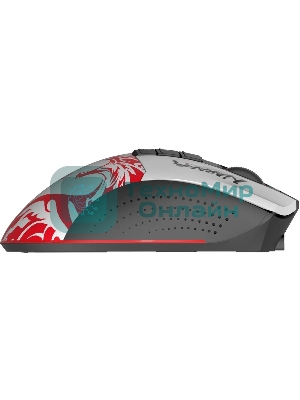 Мышь беспроводная A4Tech Bloody R90 Plus Naraka белый, 5000 dpi, радиоканал, USB, кнопки - 8