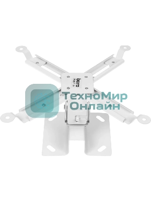 Кронштейн для проектора Buro PR07-W белый макс.12кг потолочный поворот и наклон