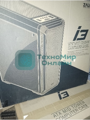(Поврежденная упаковка) Корпус MidiTower Zalman i3 черный (Zalman i3_ПУ) (без блока питания)