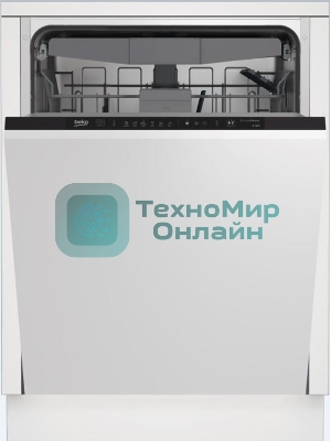 Встраиваемая посудомоечная машина Beko BDIS15063, белый, 44.8 см, 10 компл., 46 дБ, класс A