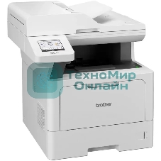 МФУ лазерное Brother DCP-L5510DW, А4, ч/б, печ. 48 стр/мин., скан. до 20 стр./мин., 1200x1200 dpi, Ethernet, USB, Wi-Fi