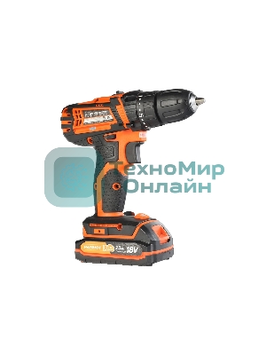 Дрель-шуруповерт Patriot BR 181UES, 21 В, 2 Ач, 29 Нм, щеточный