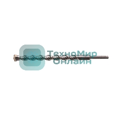 Бур по бетону Denzel двойная спираль, Cobalt W-tip, 22x310 мм, SDS PLUS