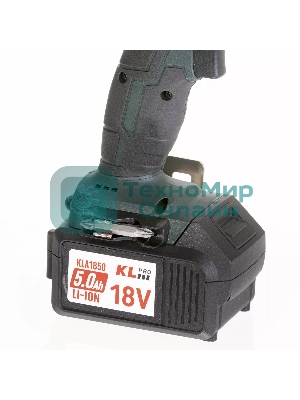 Дрель-шуруповерт Klpro KLDM18B-50, 18 В, 5 Ач, 60 Нм,  бесщеточный, ударный