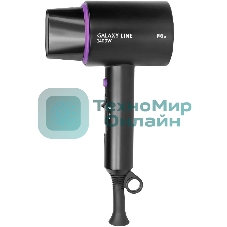 Фен Galaxy Line GL 4346 черный, 1400 Вт, компактный