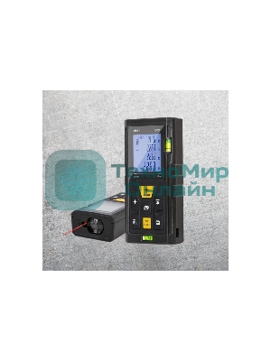 Лазерный дальномер Deli DL4168 (Диапазон измерения 0,05~40м, точность измерения: ±3мм)