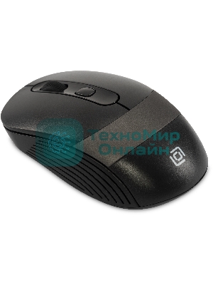 Мышь беспроводная Oklick 310MW черный/серый, 3200 dpi, радиоканал, USB, кнопки - 4