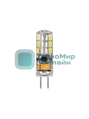 Лампа светодиодная Feron LED 2вт 12в G4 белый капсульная