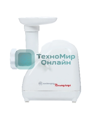 Мясорубка электрическая Белвар КЭМ-П2У-302-07 белый, 1500 Вт, 0.4 кг/мин, реверс, насадки - 3
