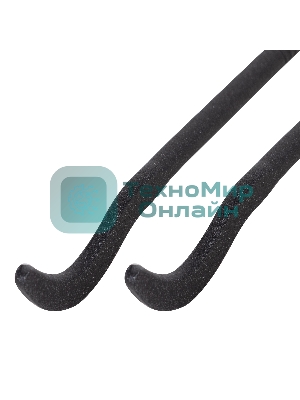 Комплект плоских кронштейнов Royal Thermo с дюбелями 7,2х170мм, черные