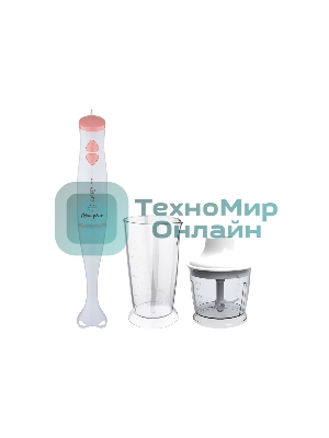 Блендер погружной МАТРЕНА МА-052 (007265) белый, розовый