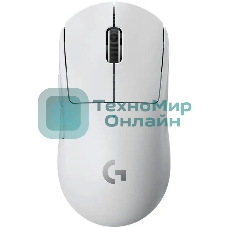 Мышь беспроводная Logitech G PRO X SUPERLIGHT белый, 25600 dpi, радиоканал, USB, кнопки - 5